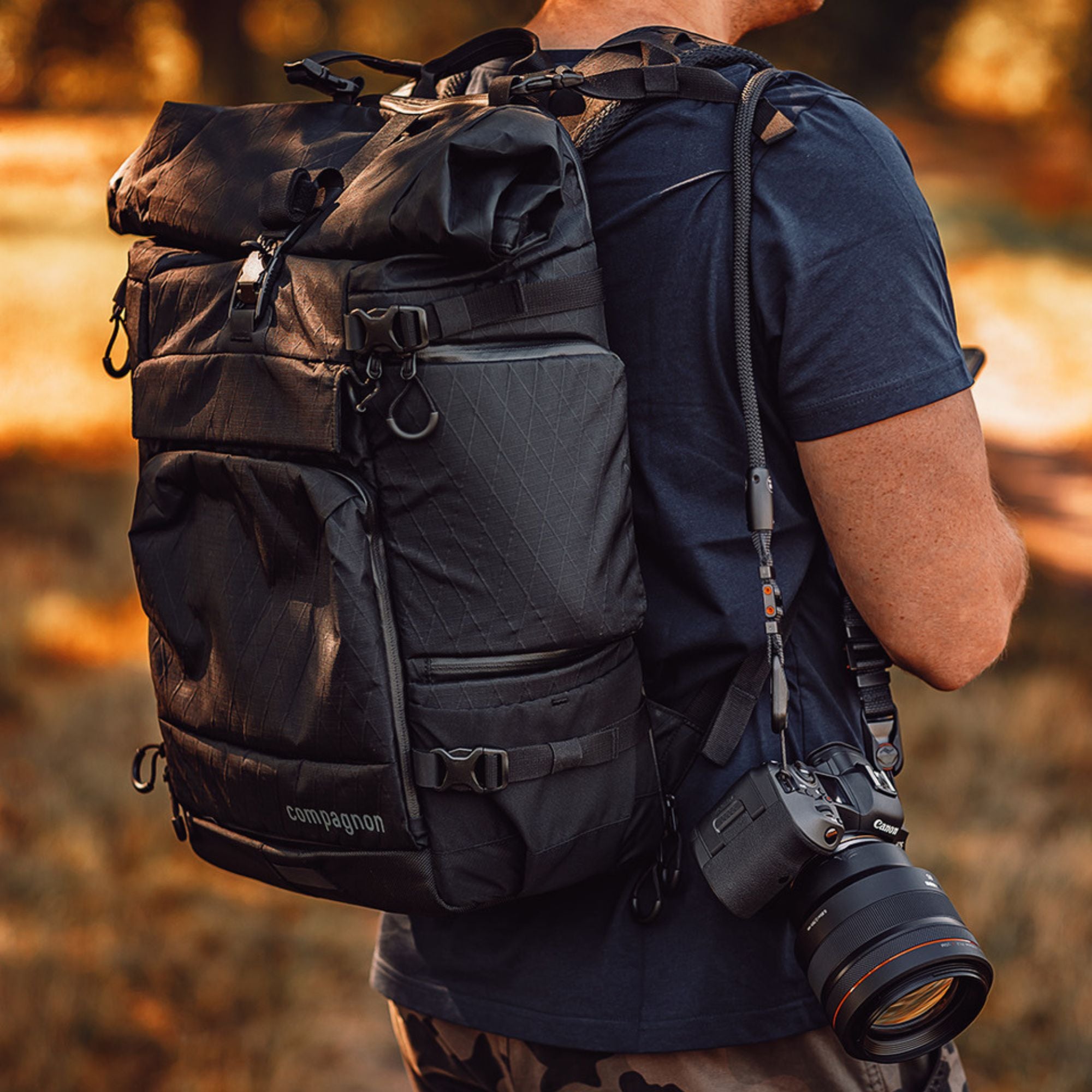 Element Backpack 30L in Volcano Black Lightweight Robust for