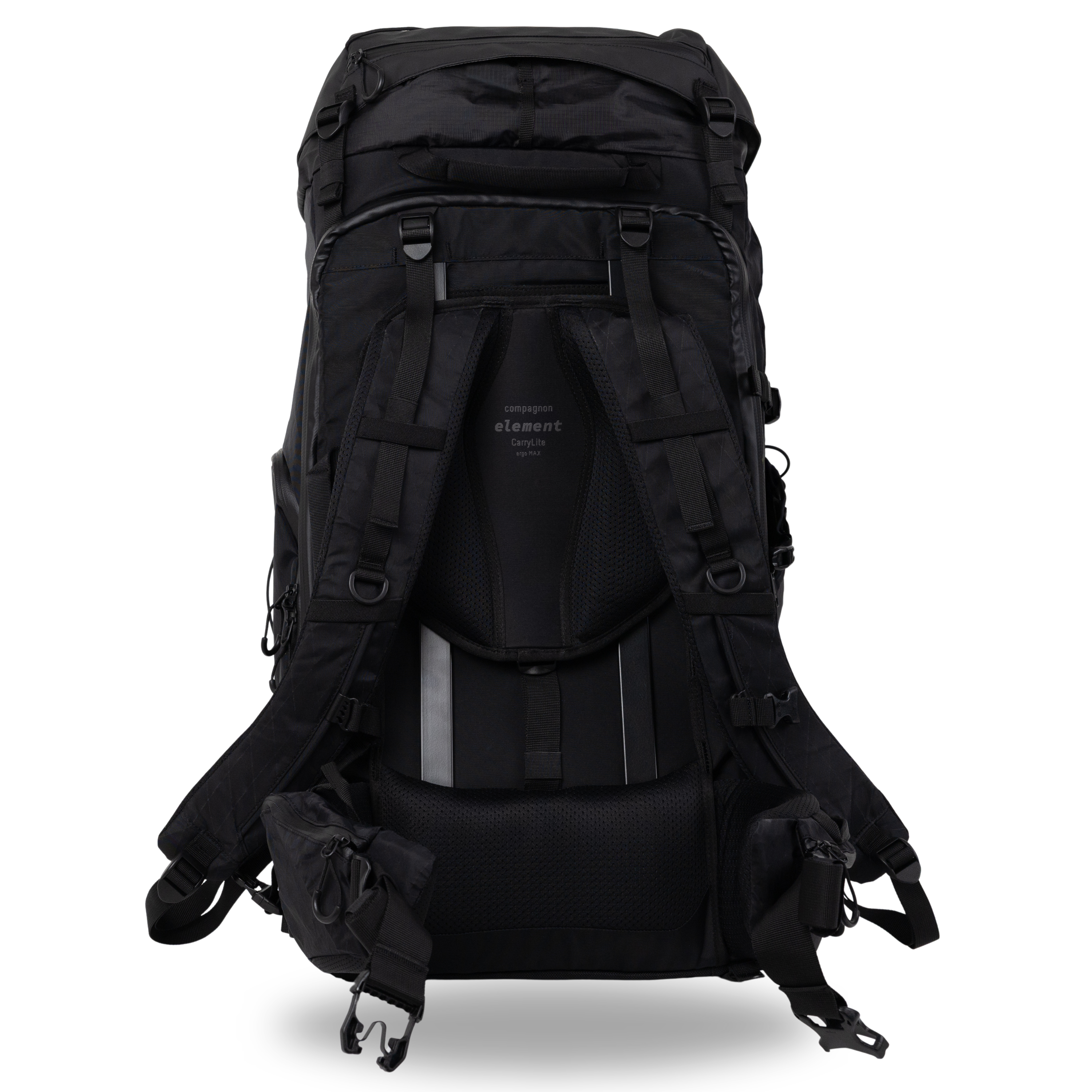 Trekking Camera Backpack - Element trekkpack 75L - ergonomic - Volcano Black