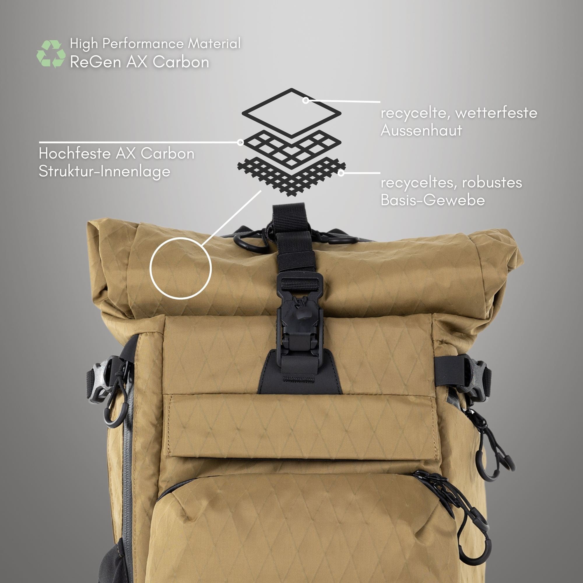 Compagnon Element backpack 30L desert brown - Foto Erhardt