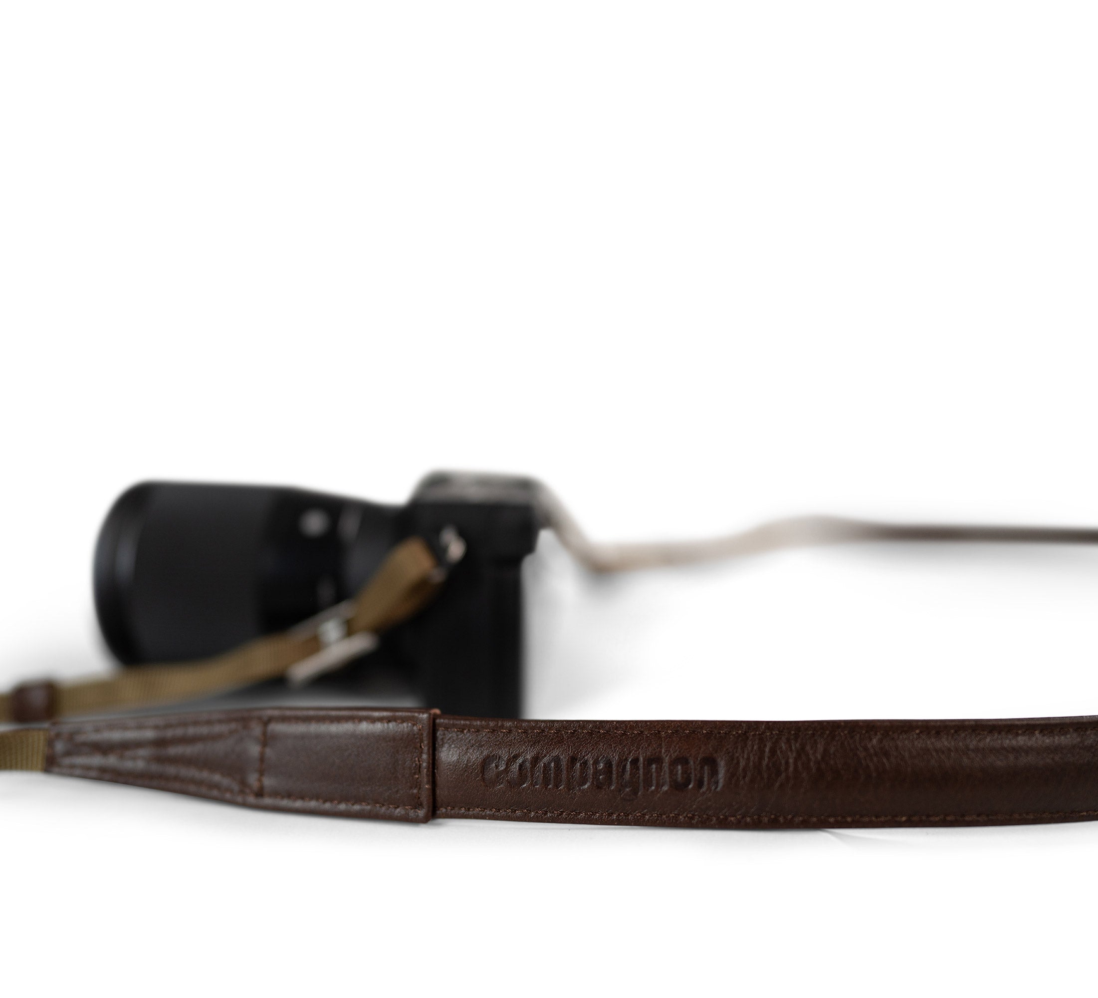 the strap Courroie de l'appareil photo