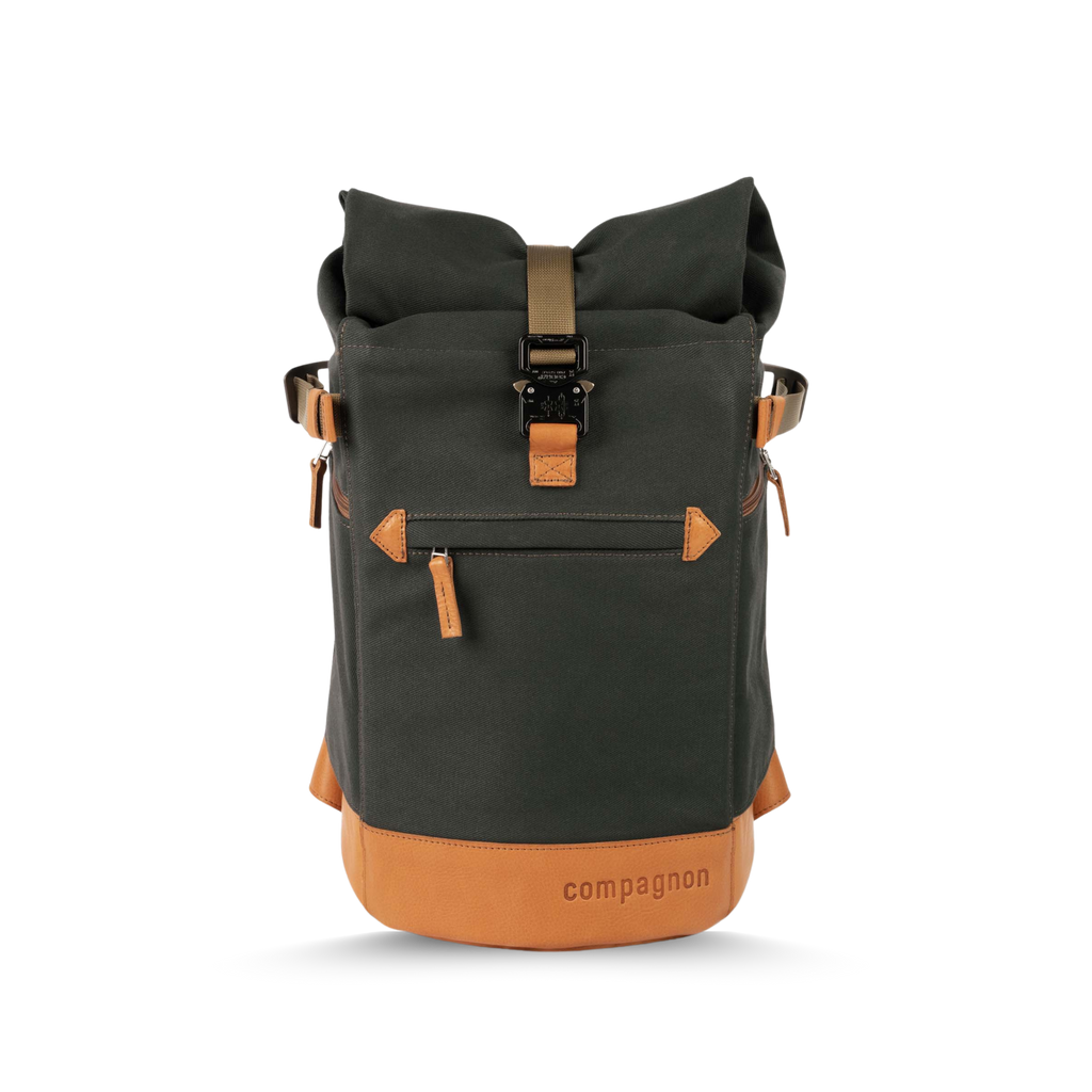 Little Backpack Gen III in green & light brown