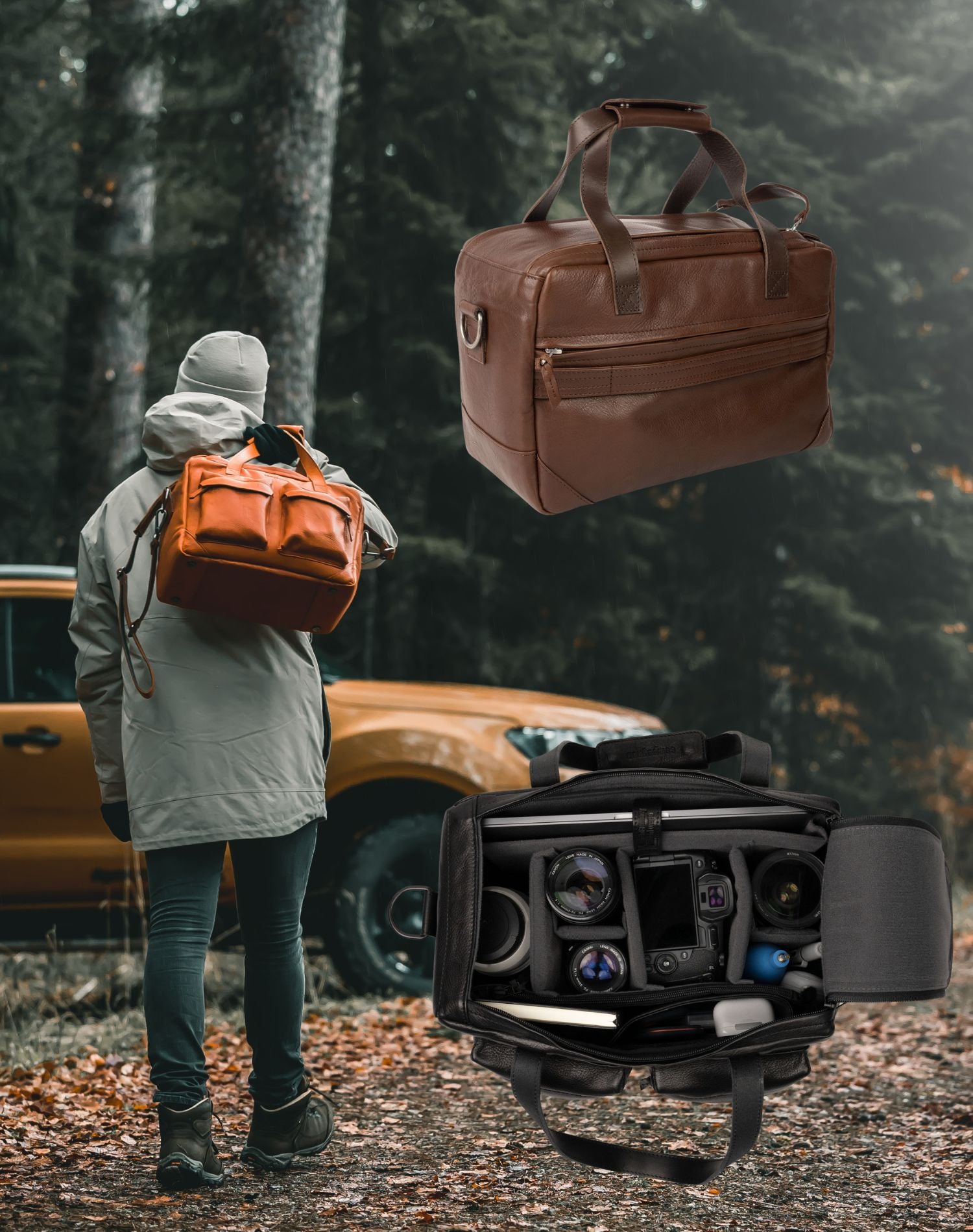 little weekender Gen III Black | Compact & elegant photo bag