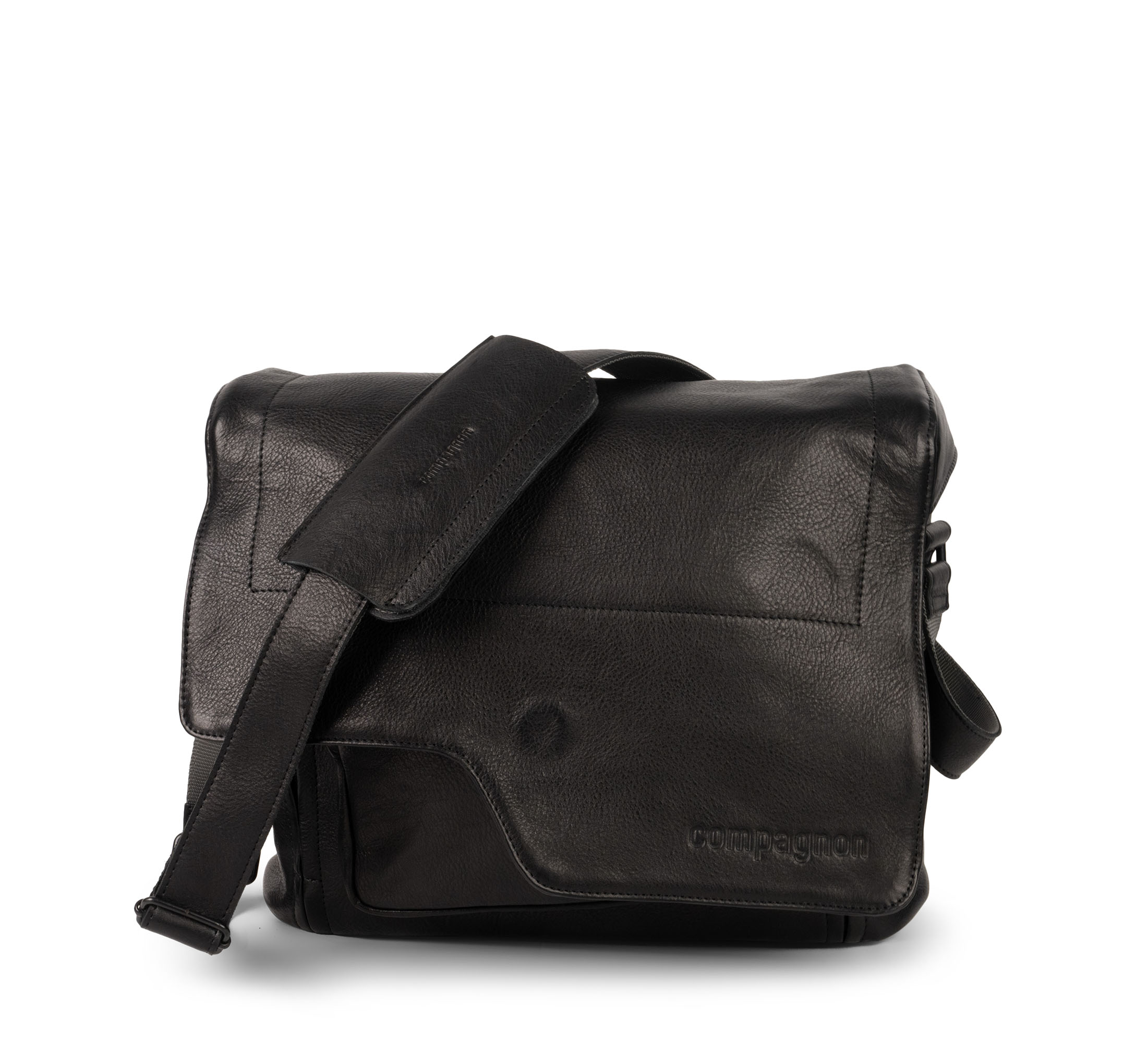 Black and white messenger bag online