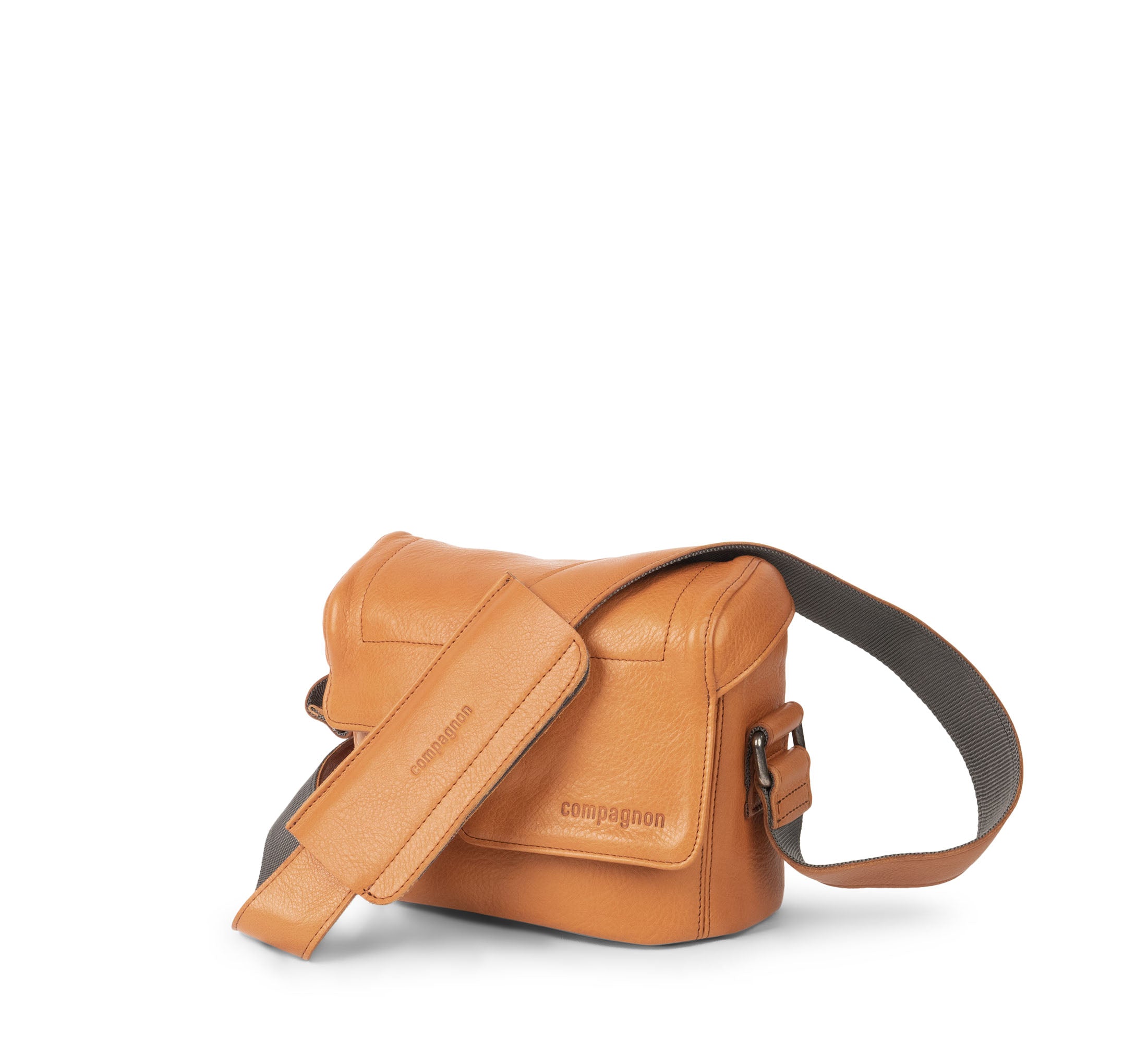 Sac Photo Compact Pour Appareil Sans Miroir/DSLR | Sacoche Organisatrice Avec Fermeture éclair | Gris Ou Orange | Environ 33x26,5x12,5 Cm