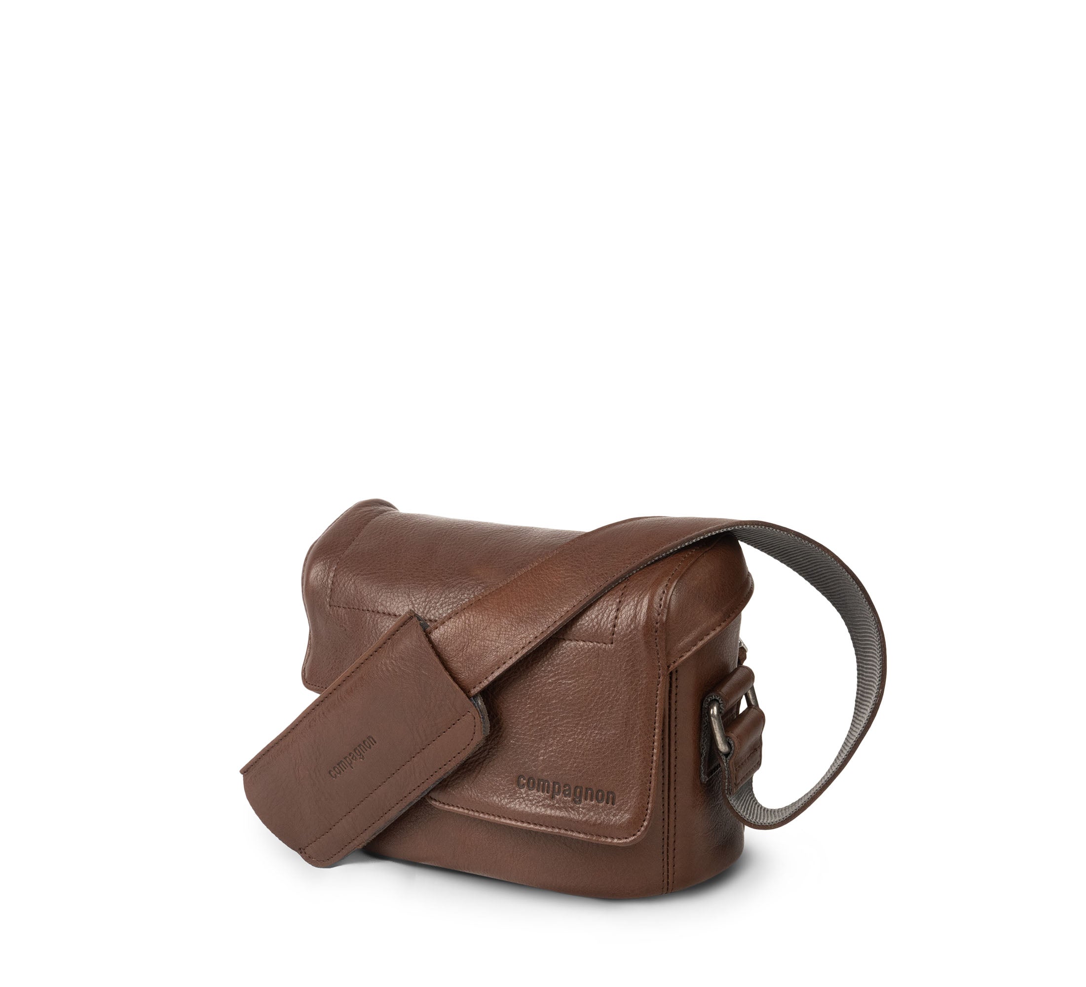 Camera bag nano messenger Gen III Dark brown compagnon bags